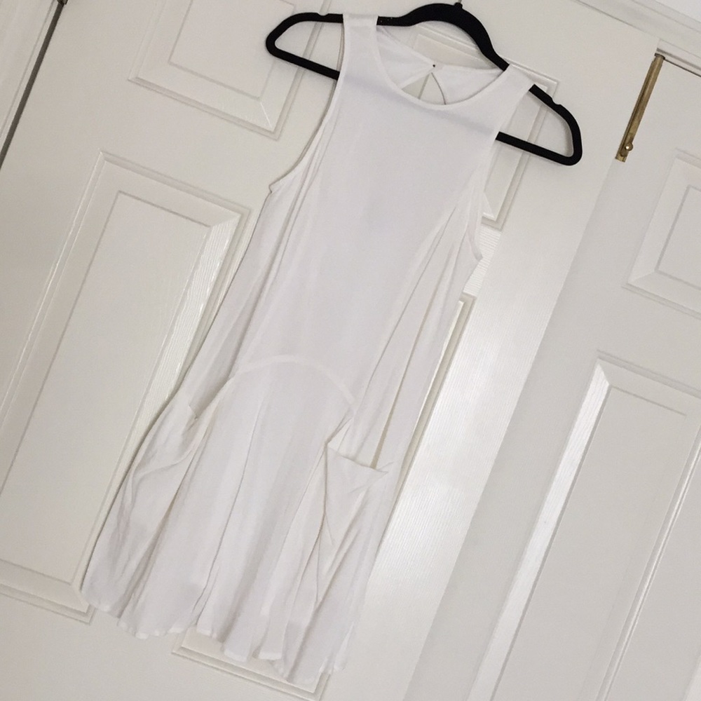 MADE for Impulse white shift dress